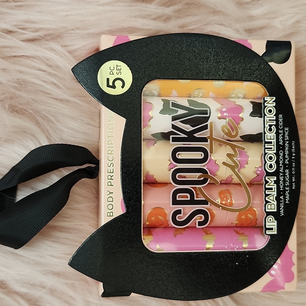 Brand New BODY PRESCRIPTIONS HOLIDAY INSPIRED LIP BALM COLLECTION-5CT